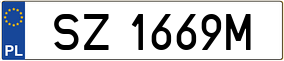 Truck License Plate